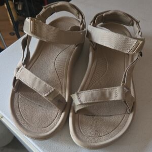 Tan Teva Sandals